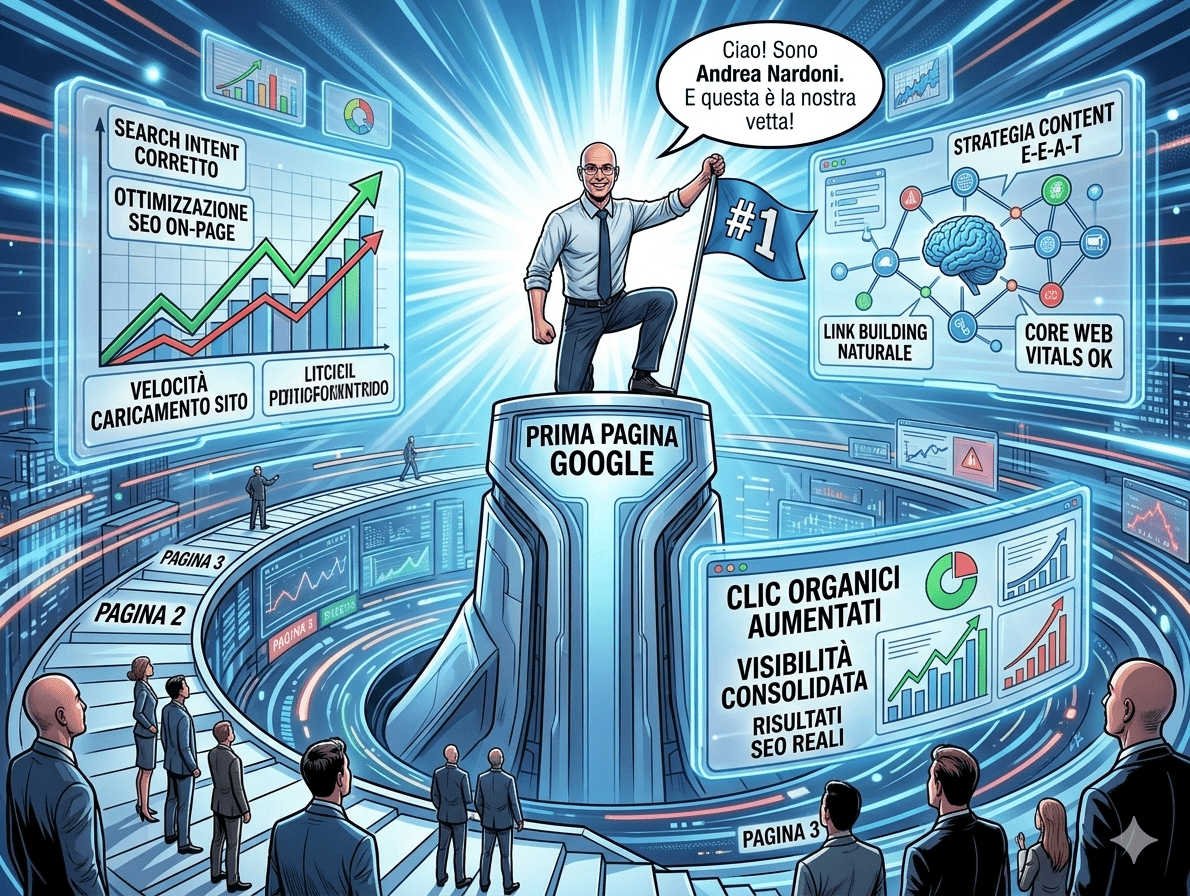 come arrivare in prima pagina su google